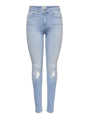 Skinny Jeans mit Destroyed-Details | ONLPAOLA LIFE HW SK DNM AGI285 NOOS