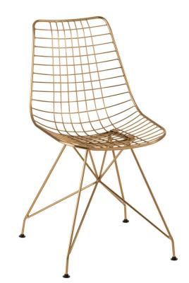 Stuhl Charlotte Metall Gold