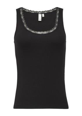 Ripptop mit Spitze am Ausschitt