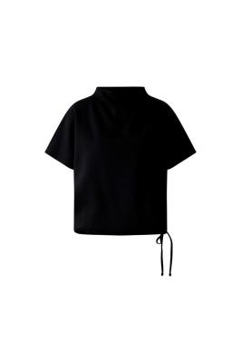 Miss Lagotte Oberteil – Lässiger Chic mit Kordelzug in Schwarz