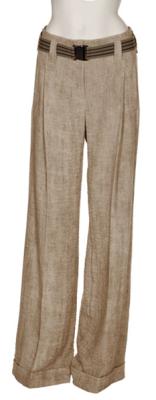 Beate Heymann Weithose – Natürliche Textur trifft auf modernes Tailoring