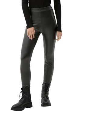 Leggings in Leder-Optik