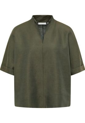 Luftige Sommerbluse im Oversize Fit mit Kelchkragen – Dein perfekter Look für heiße Tage