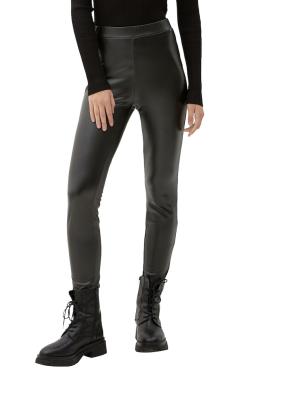Leggings in Leder-Optik