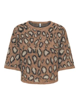 ONLNOEME SS PATTERN O-NECK KNT
