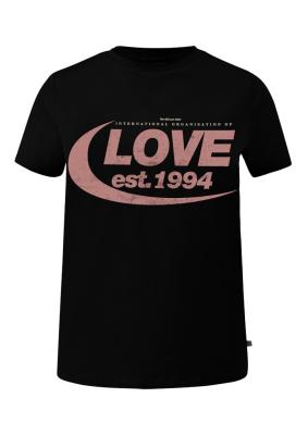 Baumwollshirt mit Frontprint