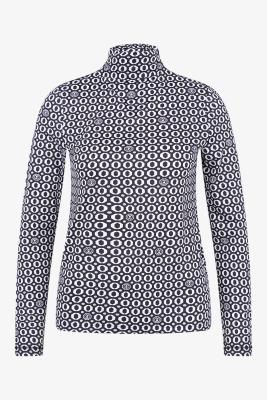 Langarm-Shirt mit grafischem Allover-Print – ein stilvolles Statement-Piece für Deinen Look | Olven