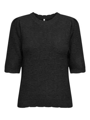 ONLKATIA SS STRUCTURE O-NECK CC KNT