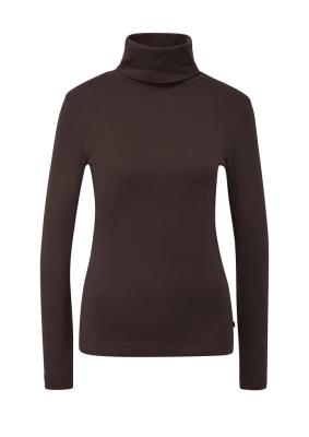 Langarmshirt mit Rollkragen
