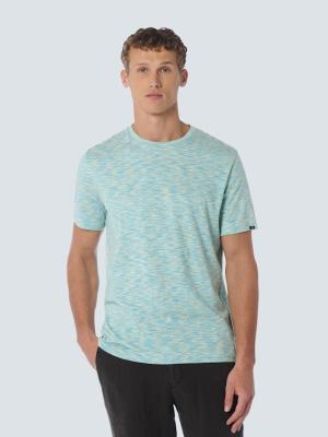 T-Shirt Crewneck | Multi Coloured Melange Stripes