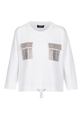 TUZZI Boxy Shirt – Maritimer Chic mit strukturierten Details