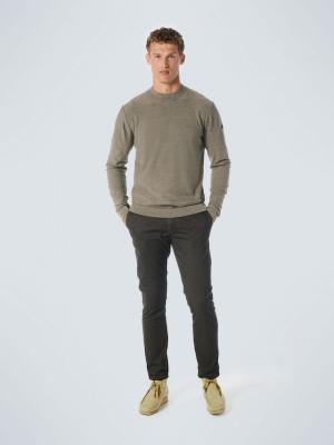 Herren Pullover Rundhals | Pullover Crewneck 2 Coloured Jacquard