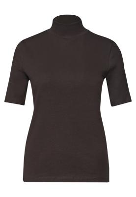 rib turtle neck shirt
