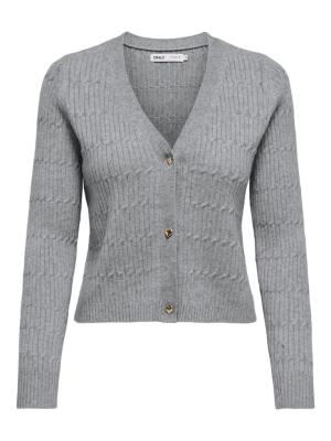 ONLKATIA LS VNECK CARDI KNT NOOS