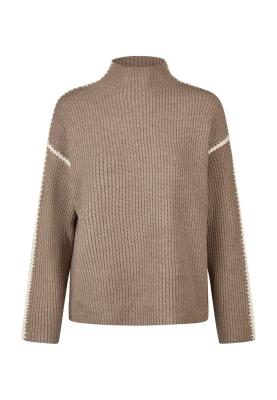 Pullover mit Kontrastkanten