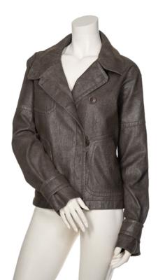 Jacket flock leather