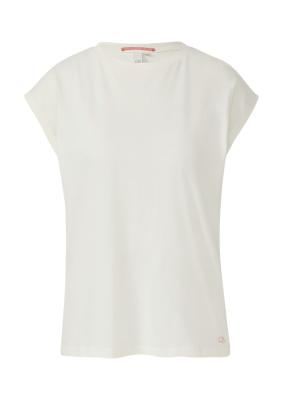 T-Shirt mit leicht überschnittenen Schultern