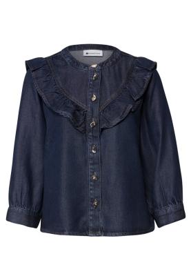 Style Denim,Blouse,rinse wash