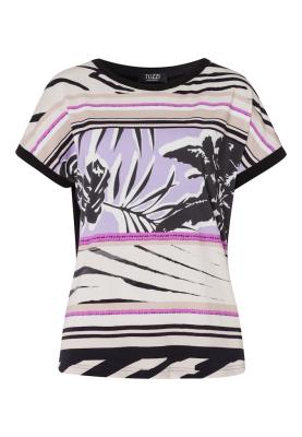 TUZZI Collection – Oberteil mit lebhaftem Print und Kontrastdetails | S51Top/TShirt
