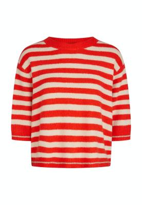 Rundhalspullover mit Ringeln – Ein glänzender Akzent in deiner Garderobe