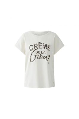 T-Shirt mit Statement-Print „Crème de la Crème“ | a hug in a mug