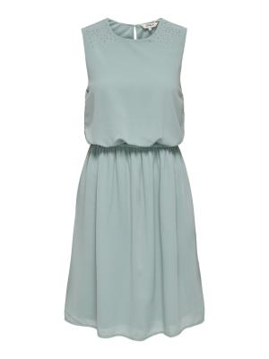 Ärmelloses Sommerkleid, Rundhalsausschnitt , elastischer Taille | ONLSTINNA LIFE SL DETAIL DRESS WVN