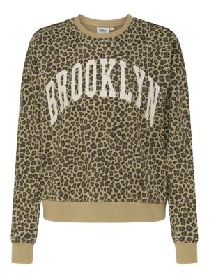 ONLLEO L/S O-NECK PULLOVER TEXT SWT