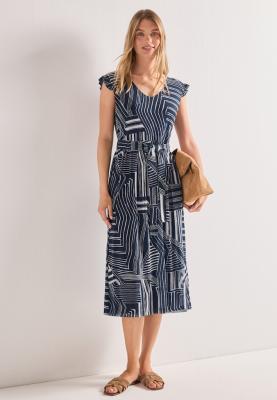 Printed Mesh Dress_AOP
