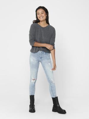 Einfarbiges, gestricktes Oberteil | ONLGLAMOUR 3/4 TOP JRS NOOS