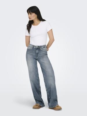 ONLMADISON BLUSH HW WIDE DNM REA570