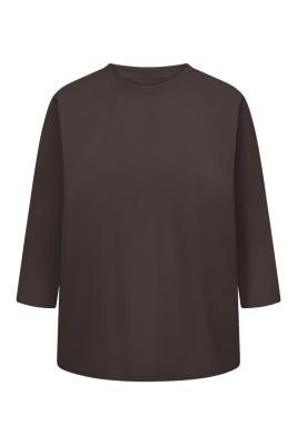 Grazia Funktionaler Style im Alltag: Rundhals-Shirt mit 3/4-Raglanärmel