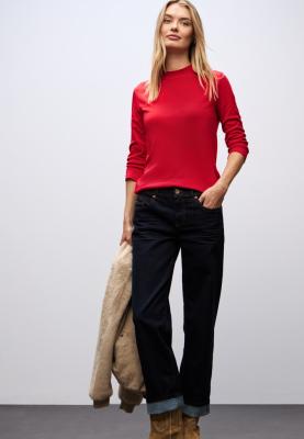 basic turtle neck shirt 3/4 sl