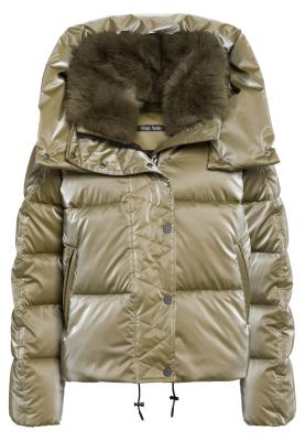 Marc Aurel Puffer-Jacke – Eleganz in schimmerndem Oliv