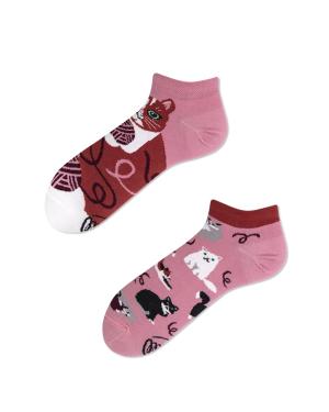 Katzen Sneakersocken low