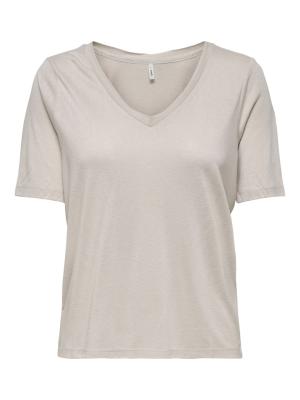 ONLELISE S/S V-NECK TOP JRS NOOS