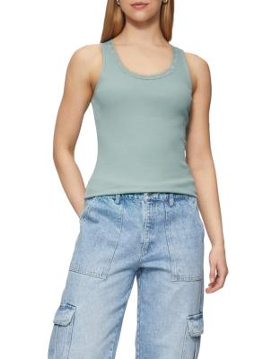 Ripptop mit Spitze am Ausschitt