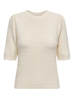 ONLKATIA SS STRUCTURE O-NECK CC KNT