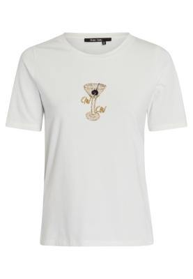 MARC AUREL T-Shirt – Edler Casual-Look mit Perlen-Applikationen