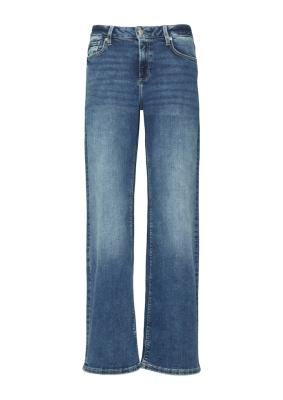 Jeans Catie / Slim Fit / Mid Rise / Wide Leg / Superstretch