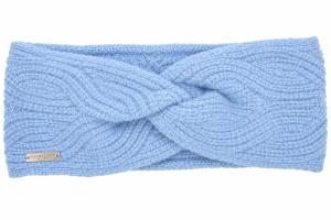Stirnband mit Zopfmuster in 100% Merinowolle