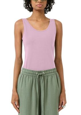 Ärmellose Tanktop aus weichem Baumwolljersey