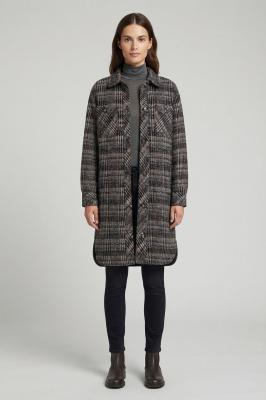 Damen-Karojacke in Hemdform