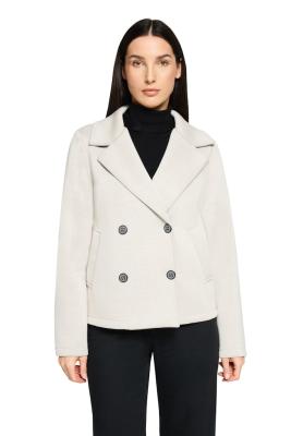 Amber & June Kurzjacke – Zeitlose Eleganz in Doubleface-Optik