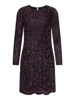 ONLTHEA L/S FLOCK DRESS JRS