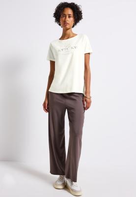 wording shirt w.turn-up cuff