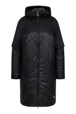 Wattierter Kapuzen-Mantel