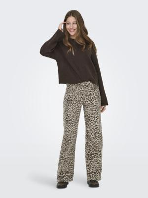 ONLMADISON BLUSH HW LEO WIDE DNM