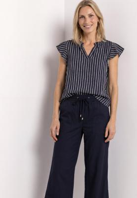 LTD QR Splitneck blousetop w v