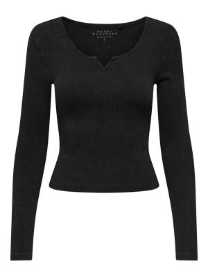 Langarmshirt | ONLVALERIE LIFE L/S V-CUT TOP JRS