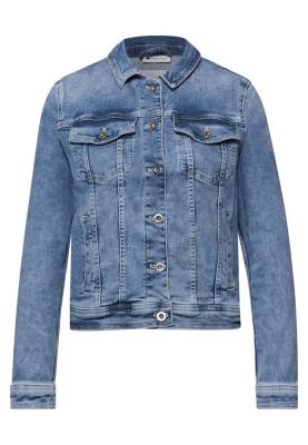 QR Style Jacket,mid blue washe